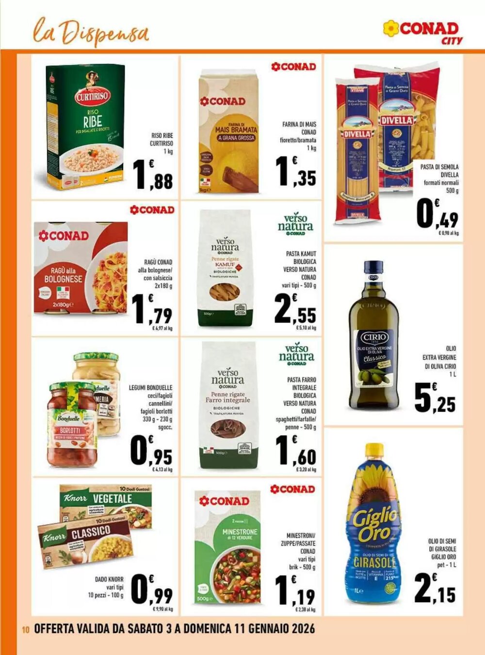 Volantino promozionale Conad City  valide dal 03/01/2026 - Pagina 10.