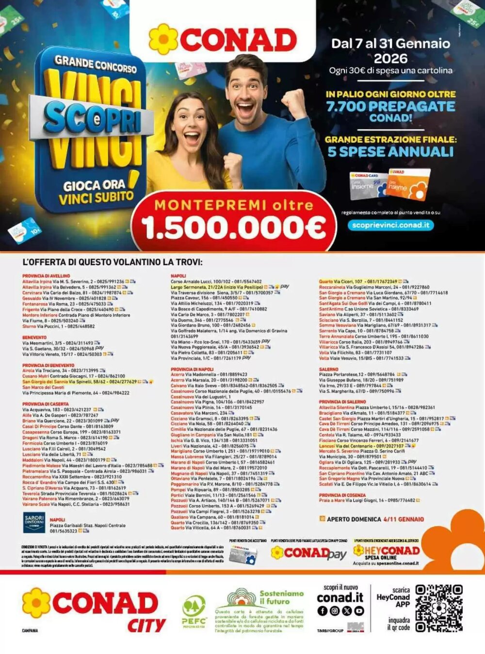 Volantino promozionale Conad City  valide dal 03/01/2026 - Pagina 16.