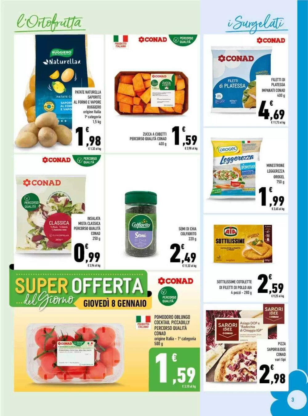 Volantino promozionale Conad City  valide dal 03/01/2026 - Pagina 3.