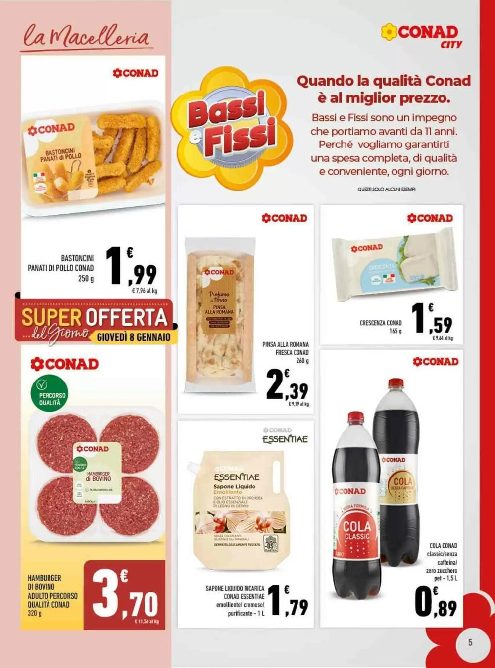 Volantino promozionale Conad City  valide dal 03/01/2026 - Pagina 5.