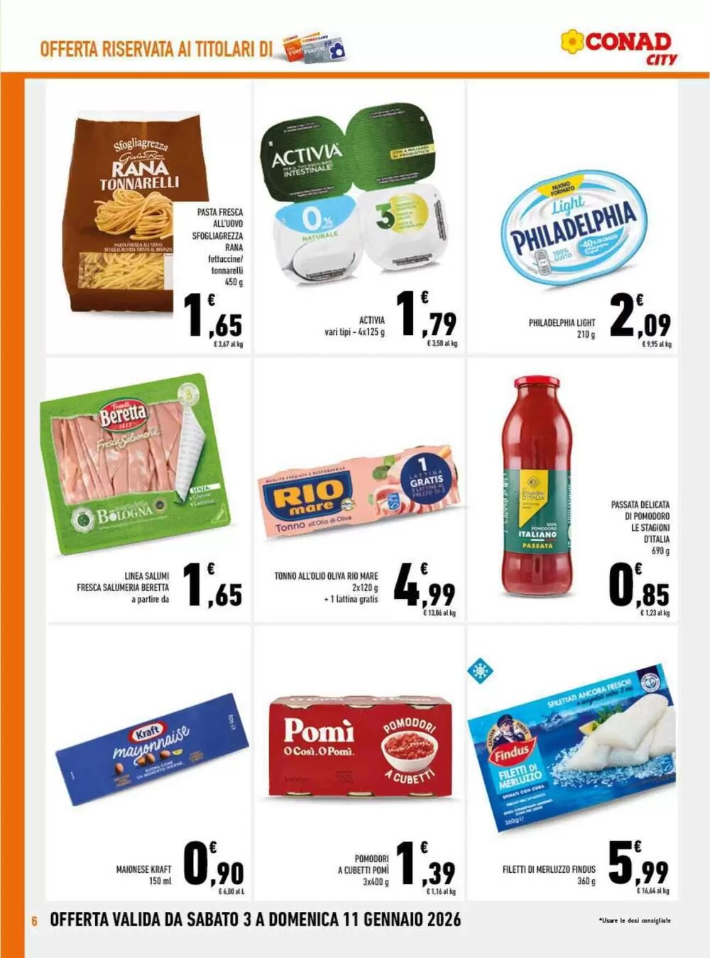 Volantino promozionale Conad City  valide dal 03/01/2026 - Pagina 6.