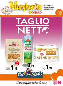Volantino promozionale Conad Margherita  valide dal 04/01/2026 - Pagina 1.