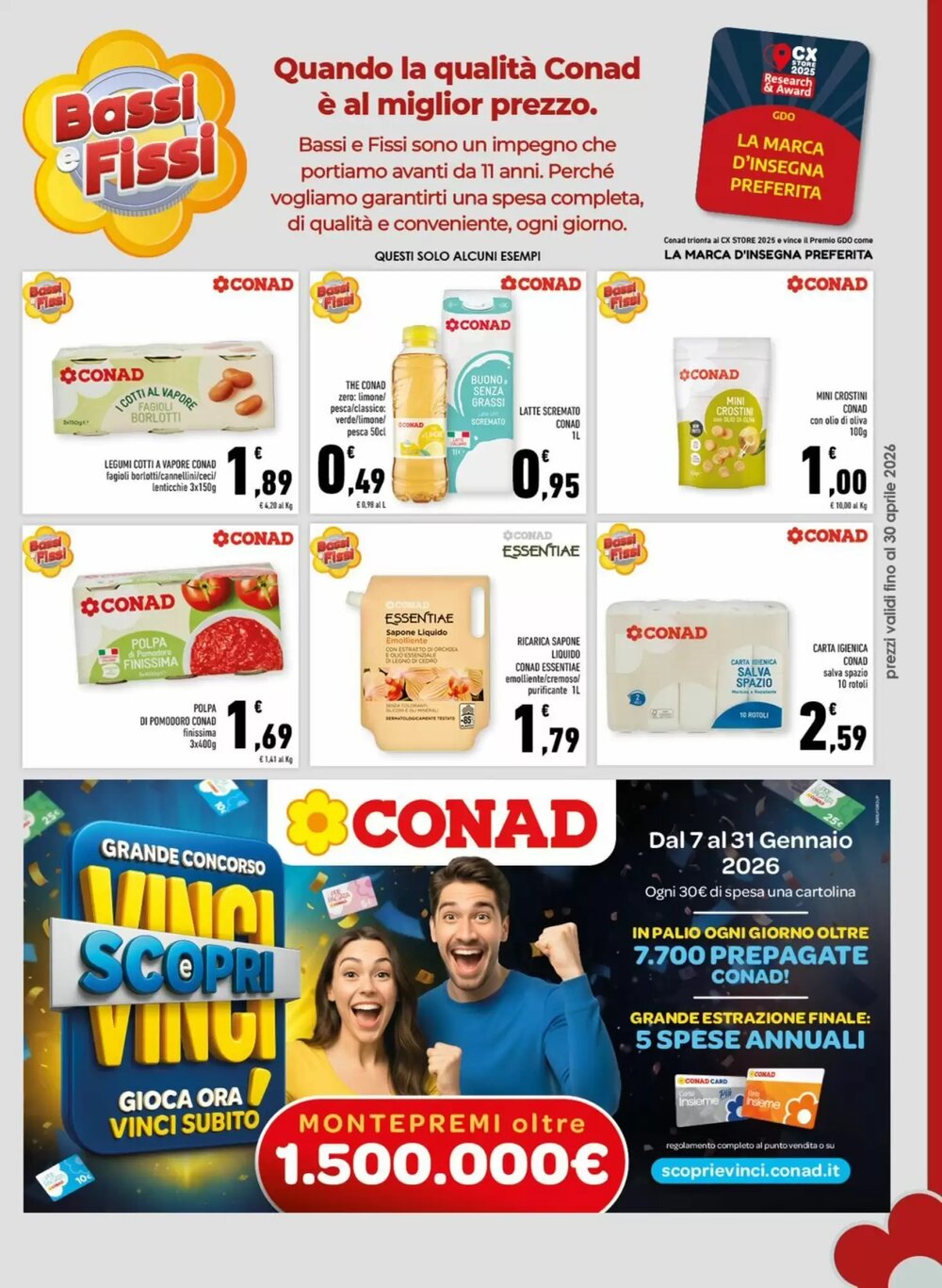 Volantino promozionale Conad Margherita  valide dal 04/01/2026 - Pagina 9.