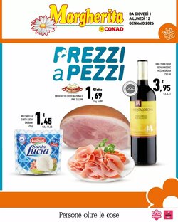 Volantino promozionale Conad Margherita  valide dal 04/01/2026 - Pagina 1.