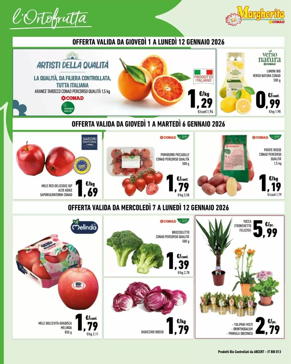 Volantino promozionale Conad Margherita  valide dal 04/01/2026 - Pagina 2.