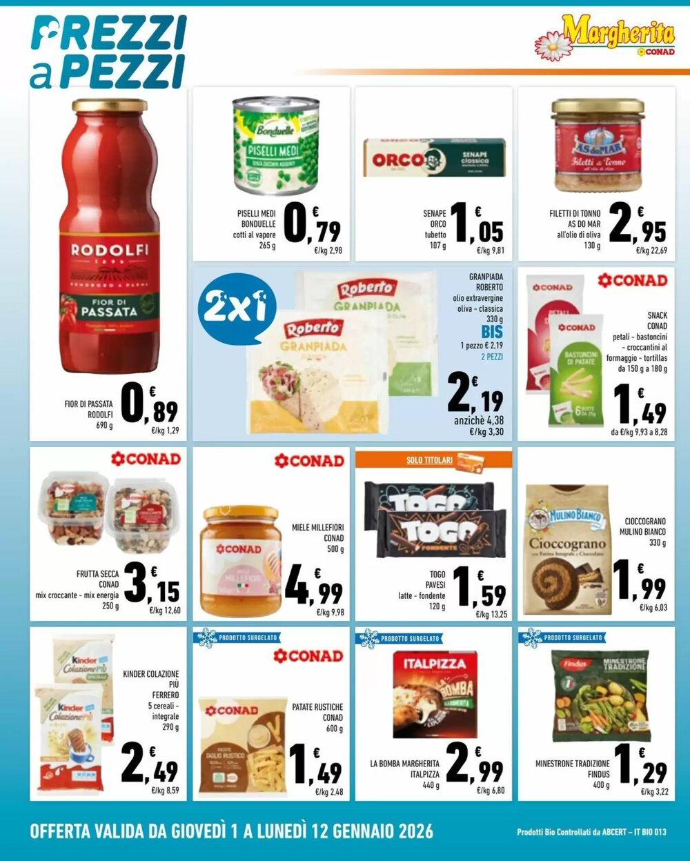 Volantino promozionale Conad Margherita  valide dal 04/01/2026 - Pagina 6.