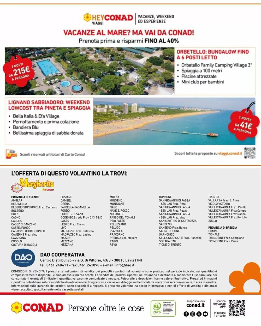 Volantino promozionale Conad Margherita  valide dal 04/01/2026 - Pagina 8.