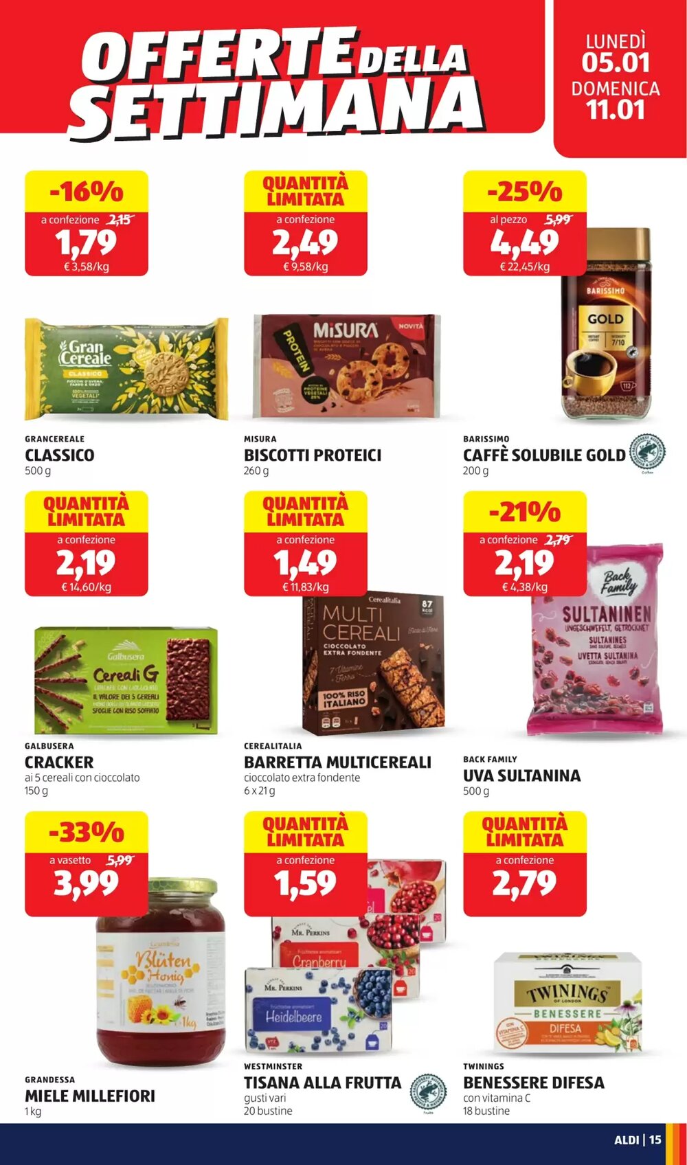 Volantino promozionale ALDI  valide dal 05/01/2026 - Pagina 15.