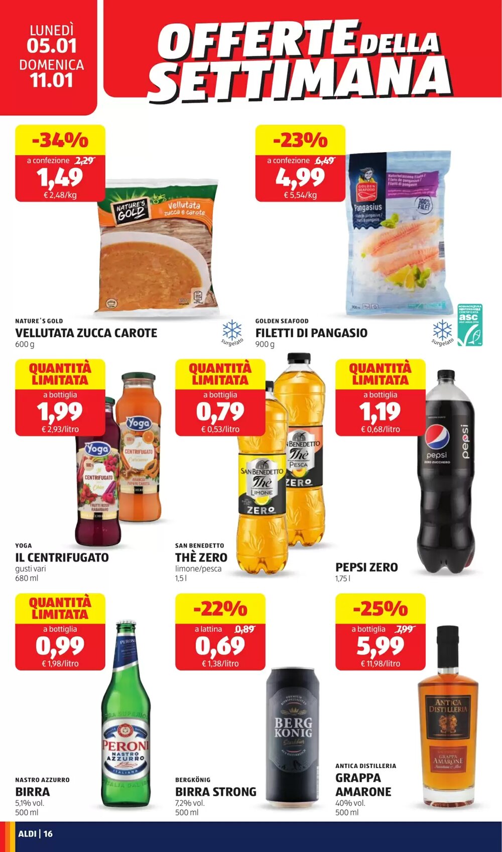 Volantino promozionale ALDI  valide dal 05/01/2026 - Pagina 16.