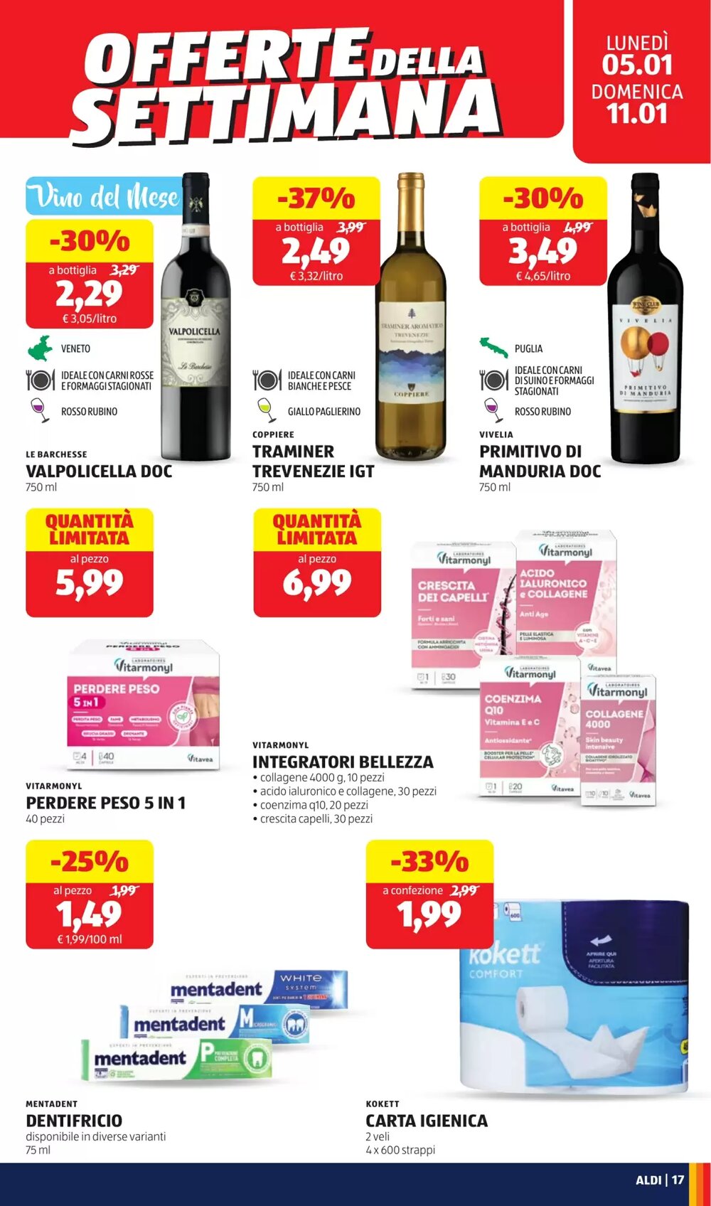 Volantino promozionale ALDI  valide dal 05/01/2026 - Pagina 17.