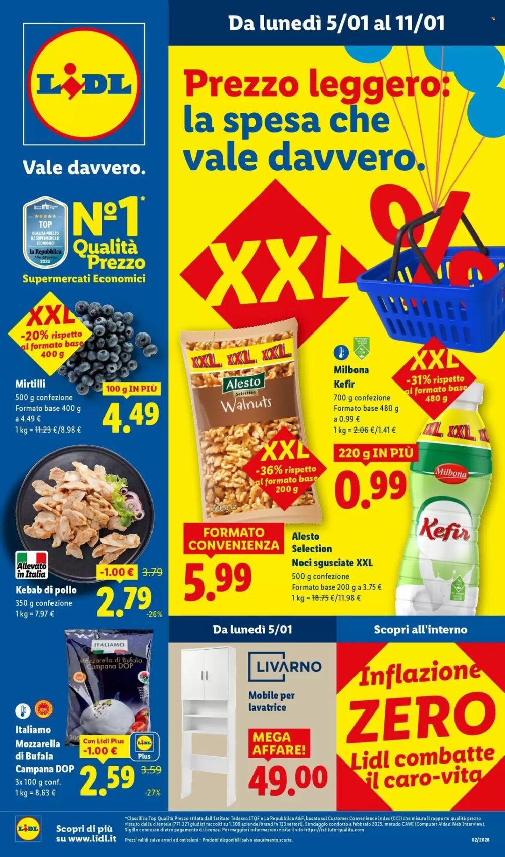 Volantino promozionale Lidl valide dal 05/01/2026 - Pagina 1.