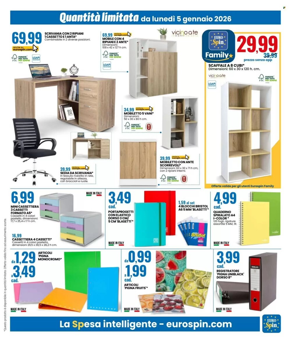 Volantino promozionale Eurospin  valide dal 05/01/2026 - Pagina 15.