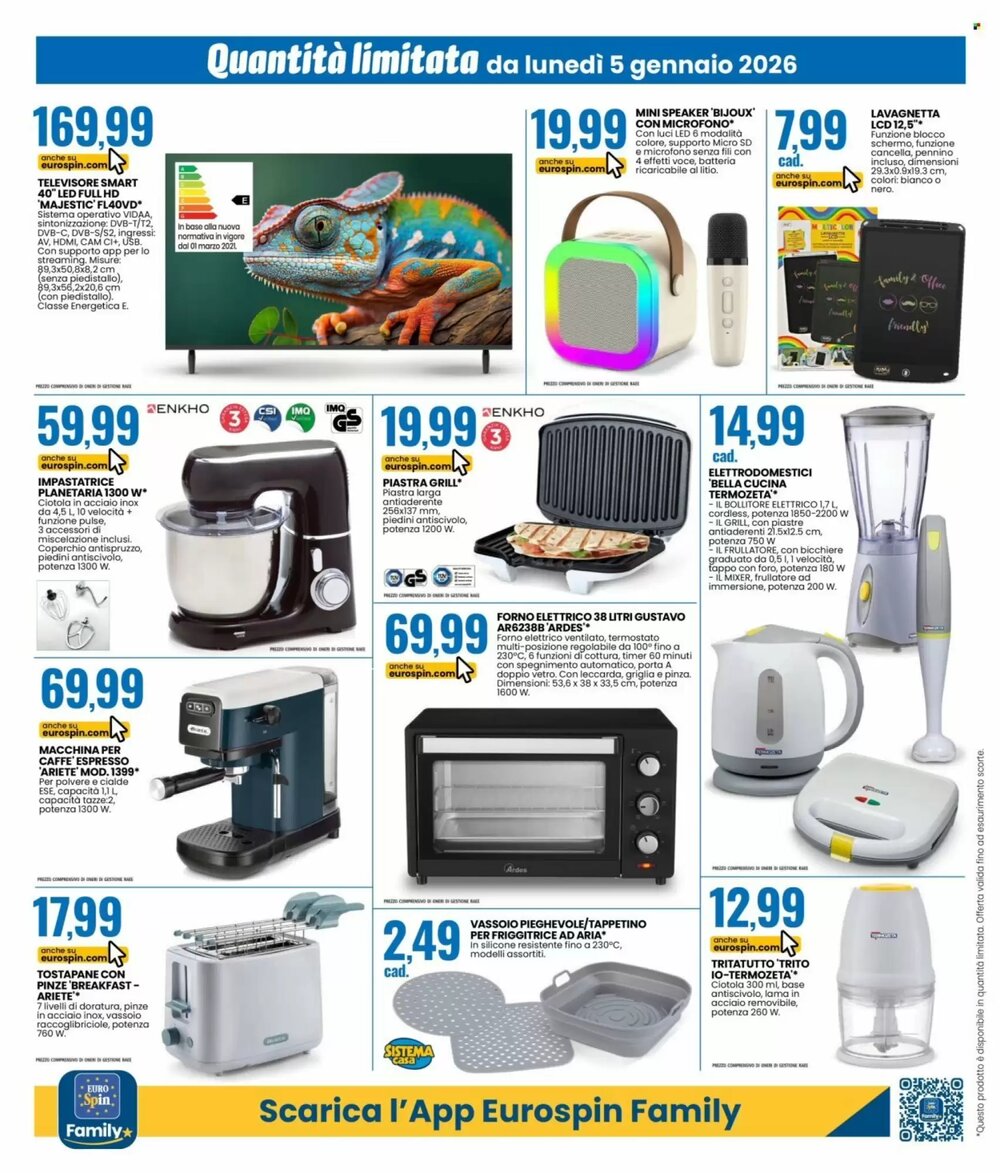 Volantino promozionale Eurospin  valide dal 05/01/2026 - Pagina 16.