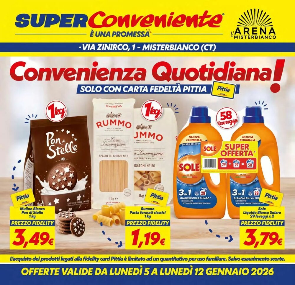 Volantino promozionale Iper Super Conveniente  valide dal 05/01/2026 - Pagina 1.
