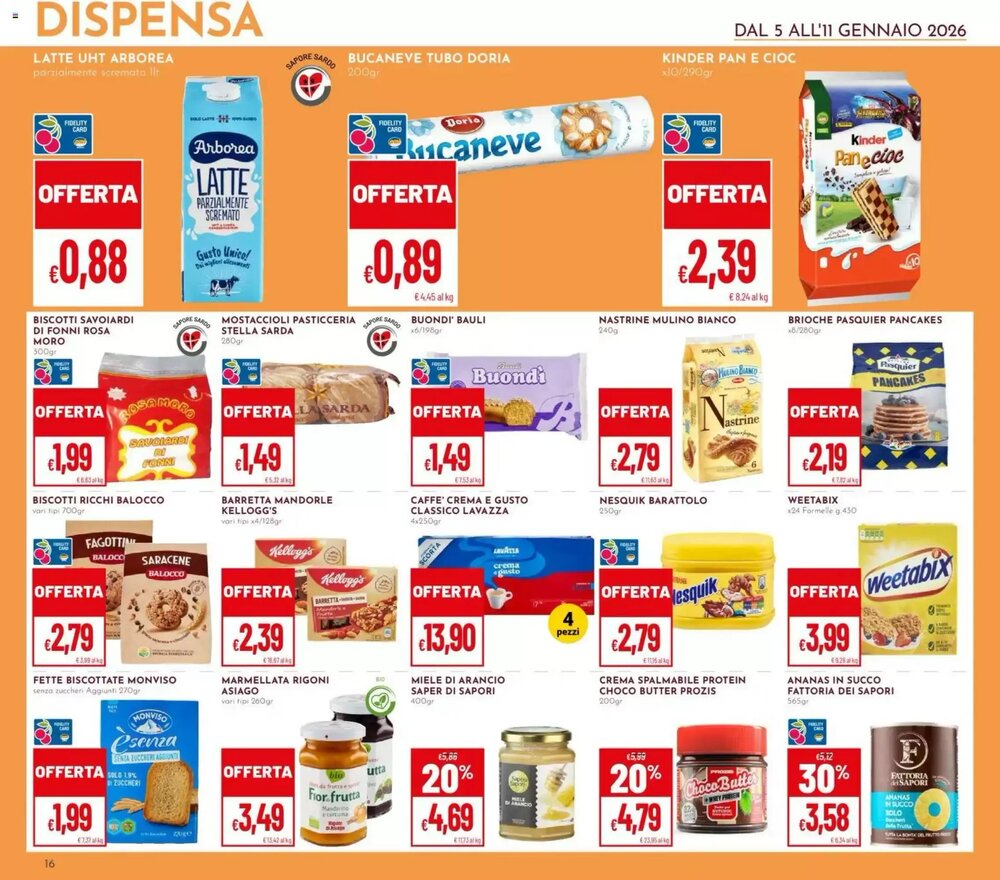 Volantino promozionale Pan  valide dal 05/01/2026 - Pagina 16.