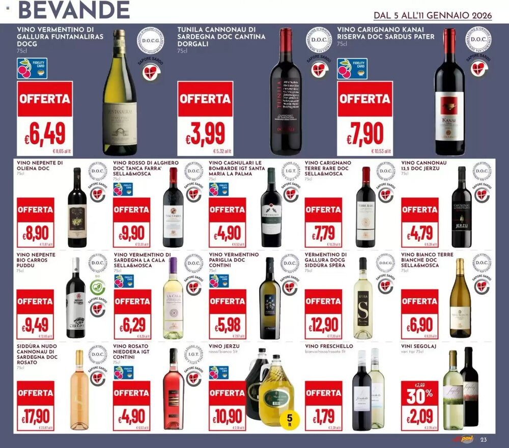 Volantino promozionale Pan  valide dal 05/01/2026 - Pagina 23.