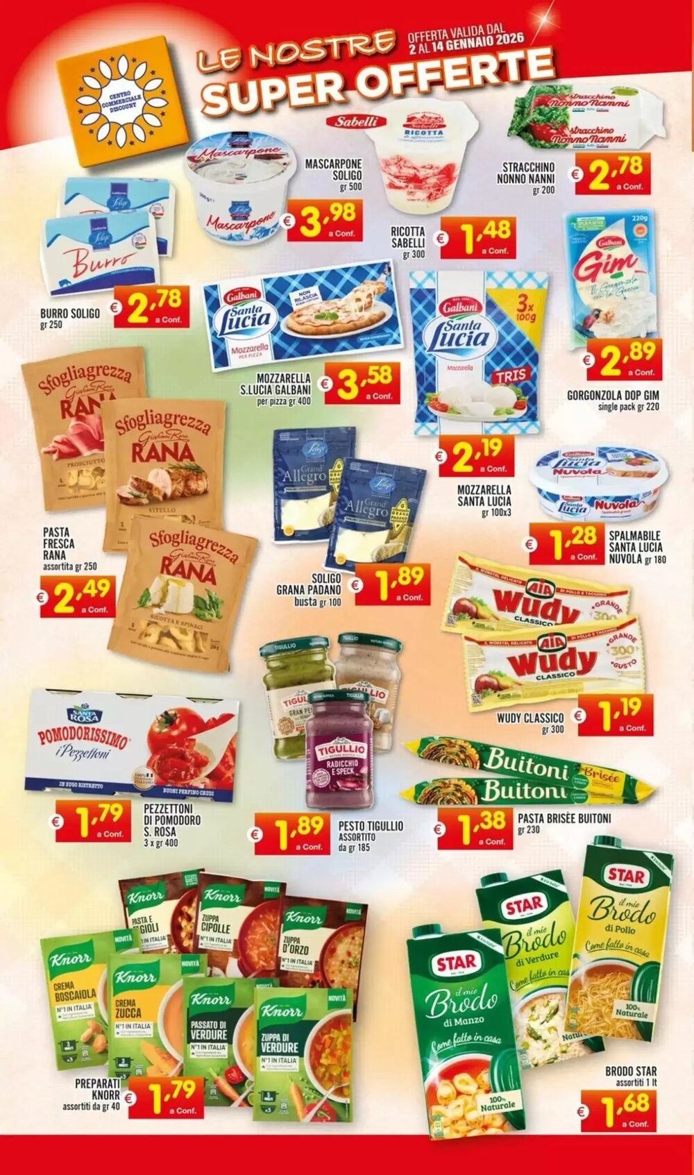 Volantino promozionale Centro Commerciale Discount  valide dal 05/01/2026 - Pagina 8.