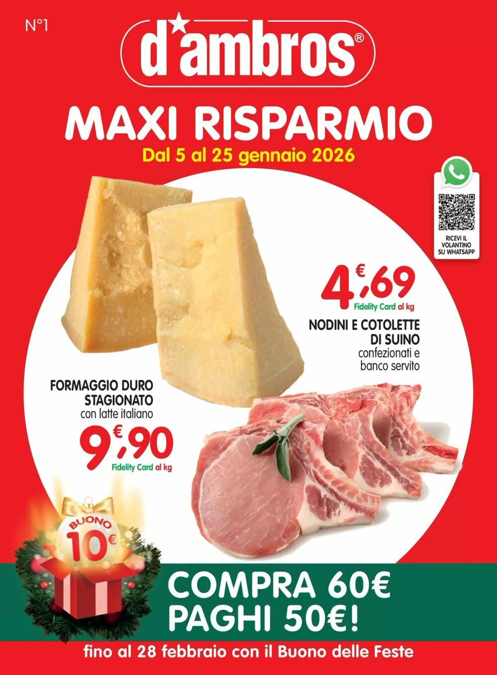 Volantino promozionale D'Ambros  valide dal 05/01/2026 - Pagina 1.