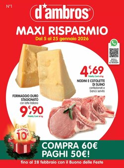 Volantino promozionale D'Ambros  valide dal 05/01/2026 - Pagina 1.