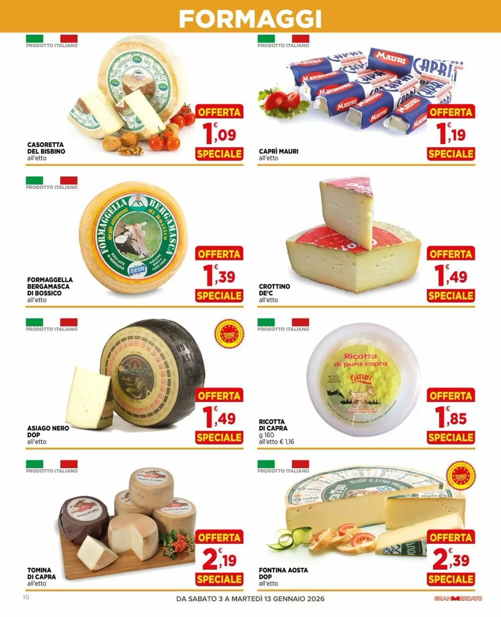 Volantino promozionale Gran mercato  valide dal 05/01/2026 - Pagina 10.