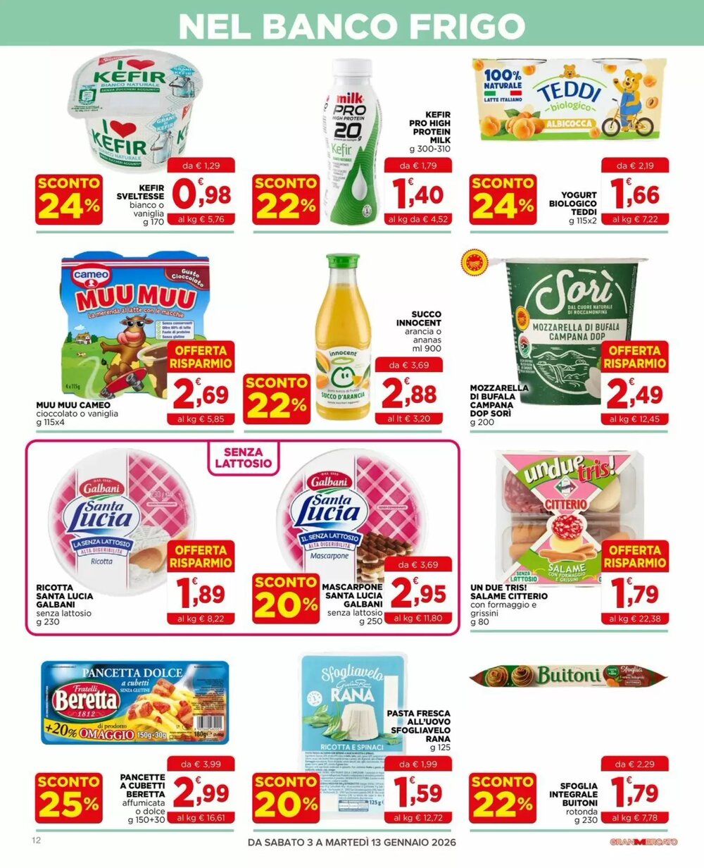 Volantino promozionale Gran mercato  valide dal 05/01/2026 - Pagina 12.