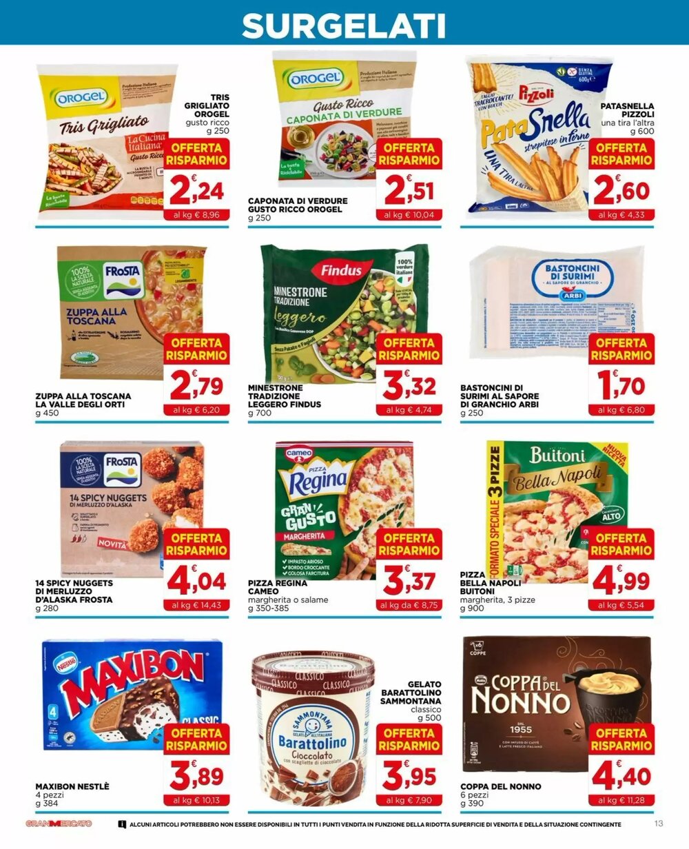 Volantino promozionale Gran mercato  valide dal 05/01/2026 - Pagina 13.
