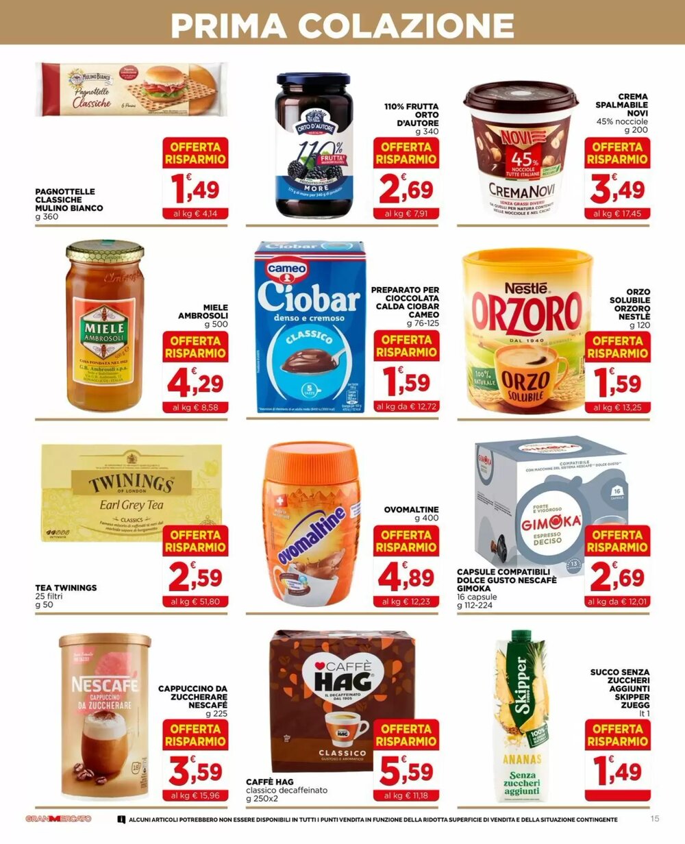 Volantino promozionale Gran mercato  valide dal 05/01/2026 - Pagina 15.