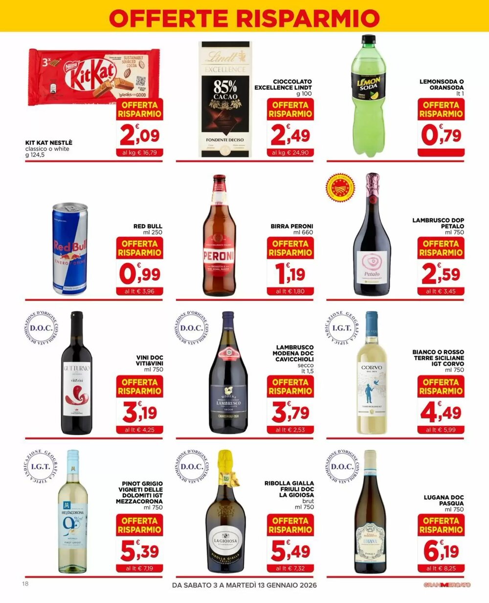 Volantino promozionale Gran mercato  valide dal 05/01/2026 - Pagina 18.