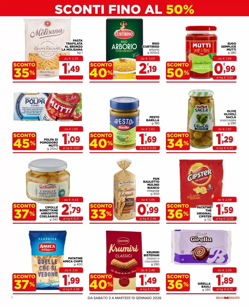 Volantino promozionale Gran mercato  valide dal 05/01/2026 - Pagina 4.