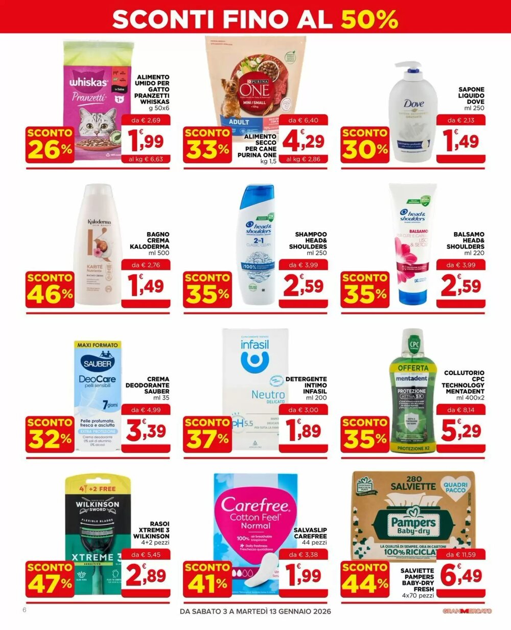 Volantino promozionale Gran mercato  valide dal 05/01/2026 - Pagina 6.