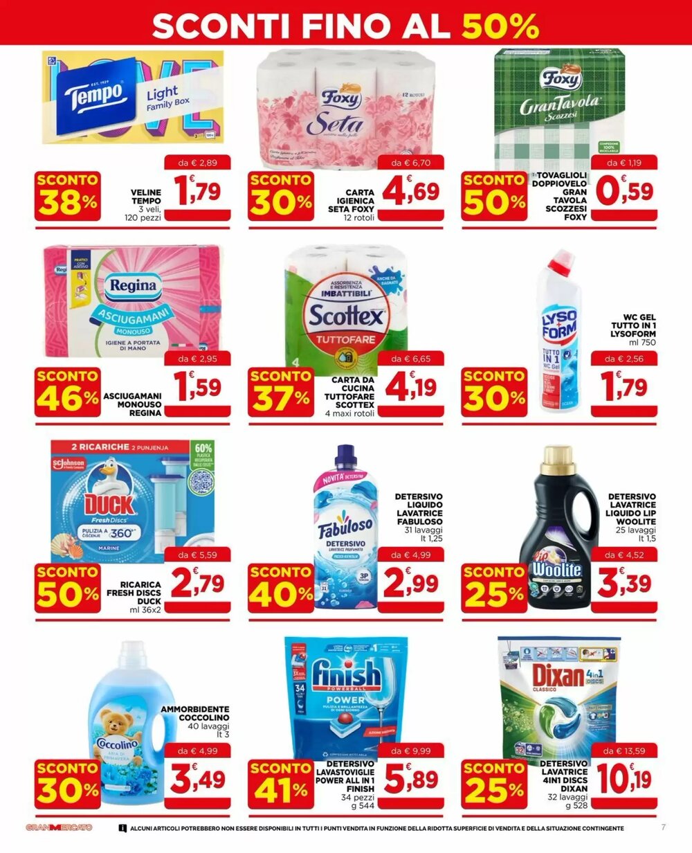 Volantino promozionale Gran mercato  valide dal 05/01/2026 - Pagina 7.