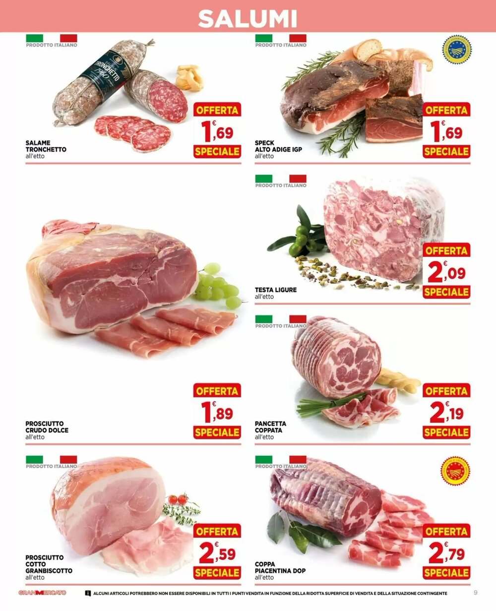 Volantino promozionale Gran mercato  valide dal 05/01/2026 - Pagina 9.