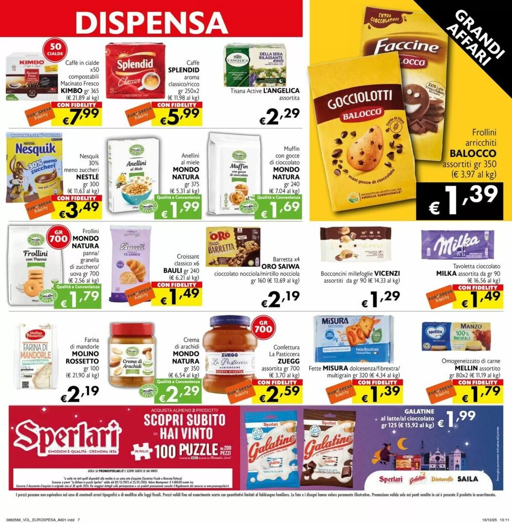 Volantino promozionale Eurospesa  valide dal 05/01/2026 - Pagina 7.
