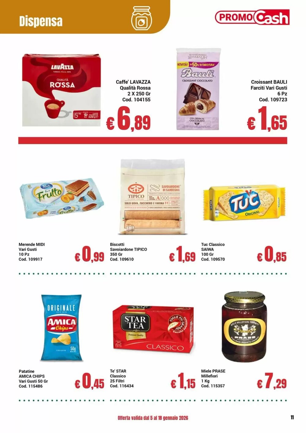 Volantino promozionale Centro Cash  valide dal 05/01/2026 - Pagina 11.