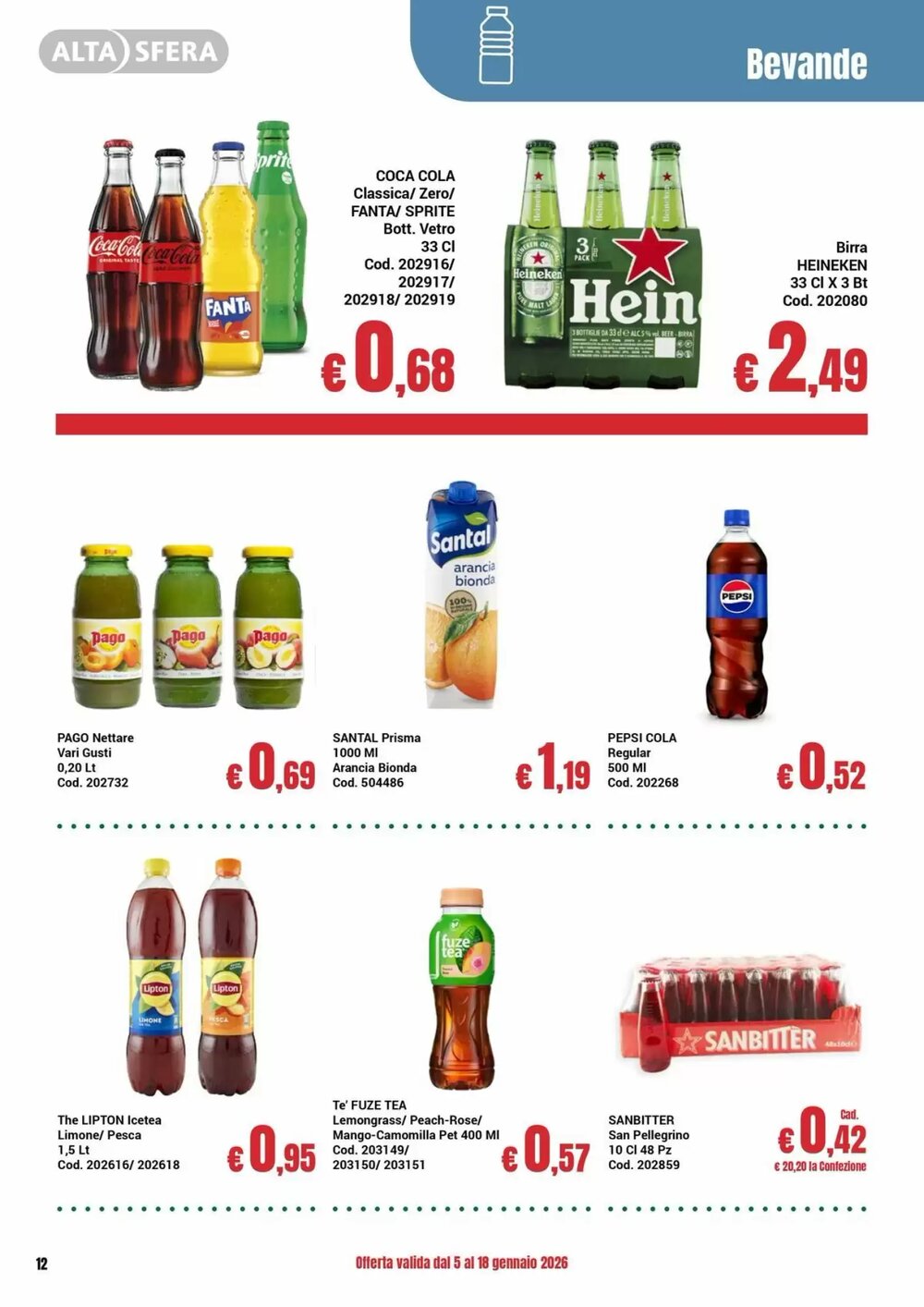 Volantino promozionale Centro Cash  valide dal 05/01/2026 - Pagina 12.