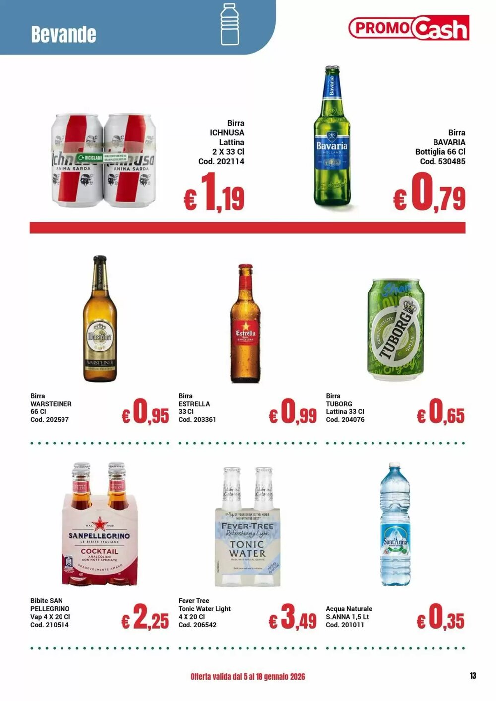 Volantino promozionale Centro Cash  valide dal 05/01/2026 - Pagina 13.