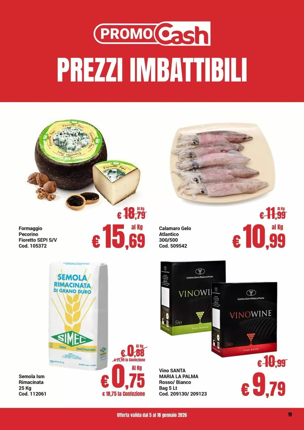 Volantino promozionale Centro Cash  valide dal 05/01/2026 - Pagina 19.