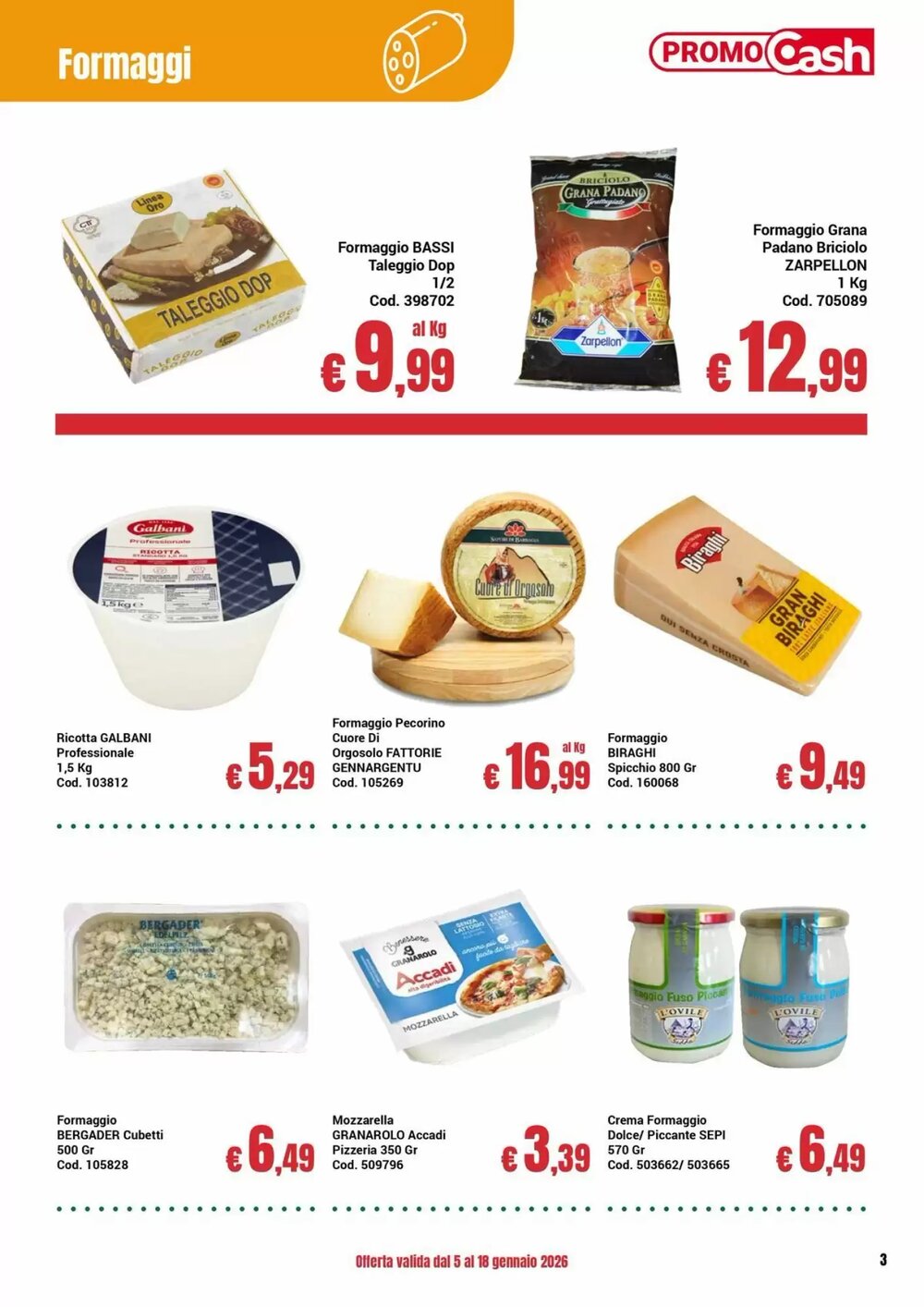 Volantino promozionale Centro Cash  valide dal 05/01/2026 - Pagina 3.