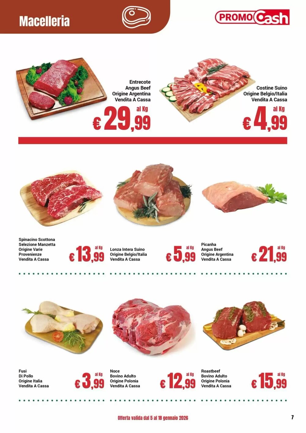 Volantino promozionale Centro Cash  valide dal 05/01/2026 - Pagina 7.