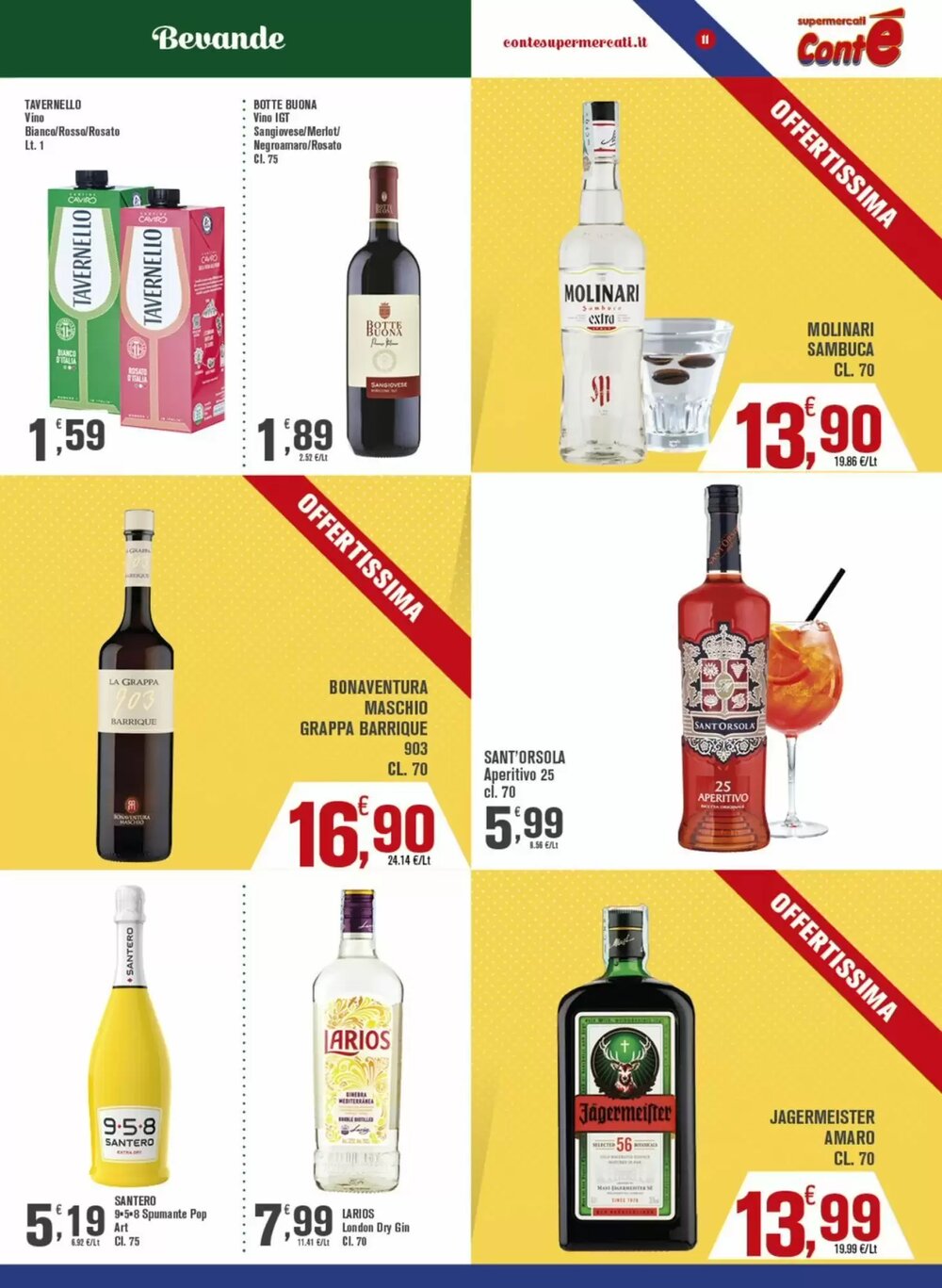 Volantino promozionale Conté Supermercati  valide dal 05/01/2026 - Pagina 11.