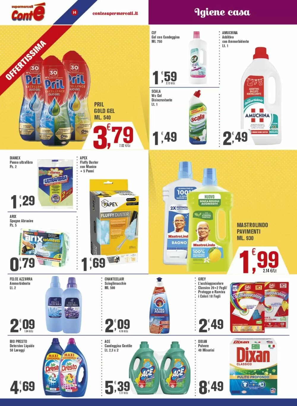 Volantino promozionale Conté Supermercati  valide dal 05/01/2026 - Pagina 14.