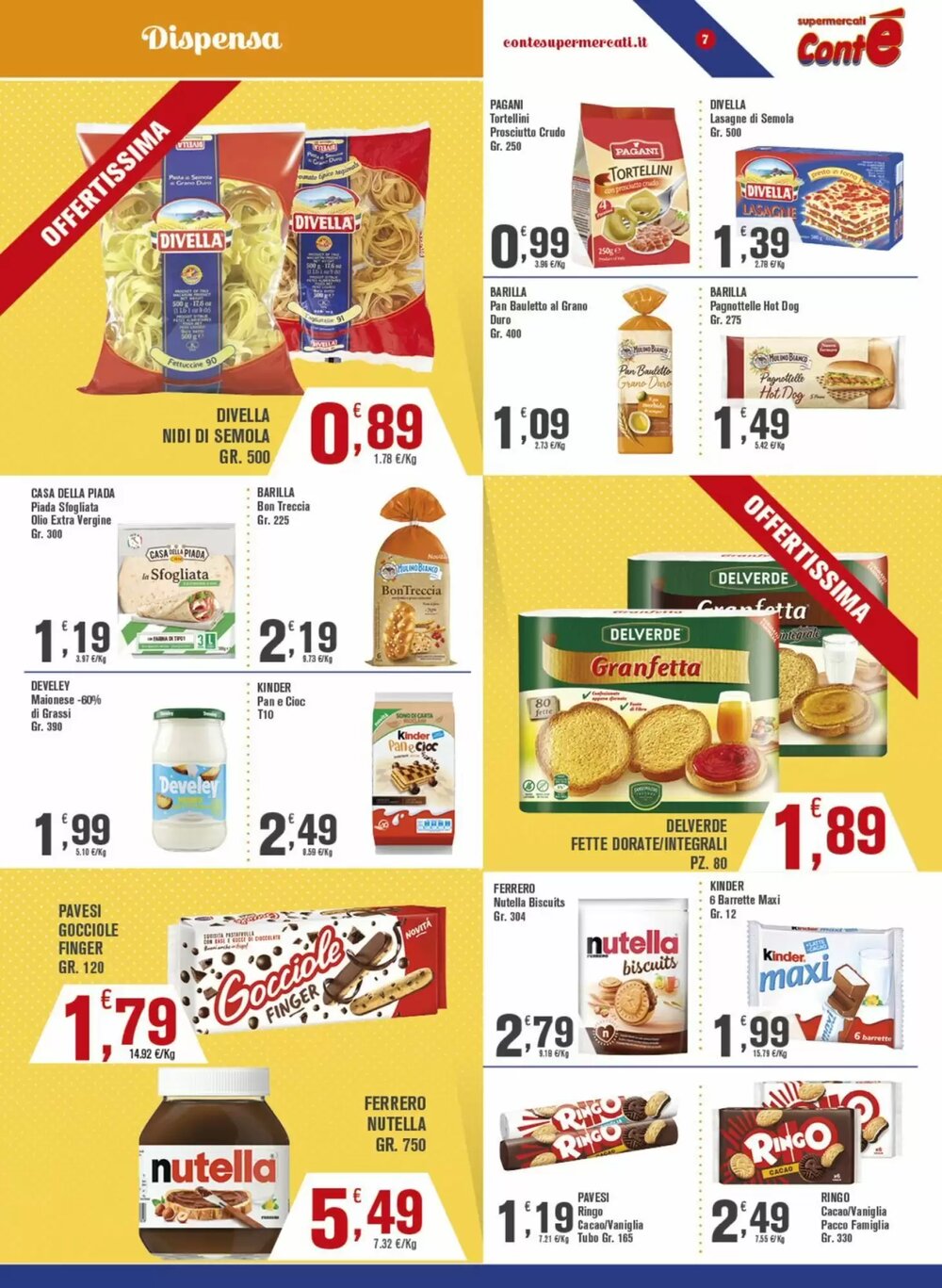 Volantino promozionale Conté Supermercati  valide dal 05/01/2026 - Pagina 7.