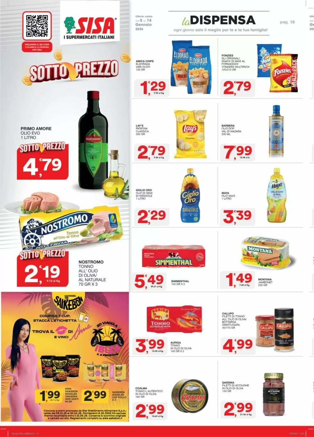 Volantino promozionale Sisa  valide dal 05/01/2026 - Pagina 10.