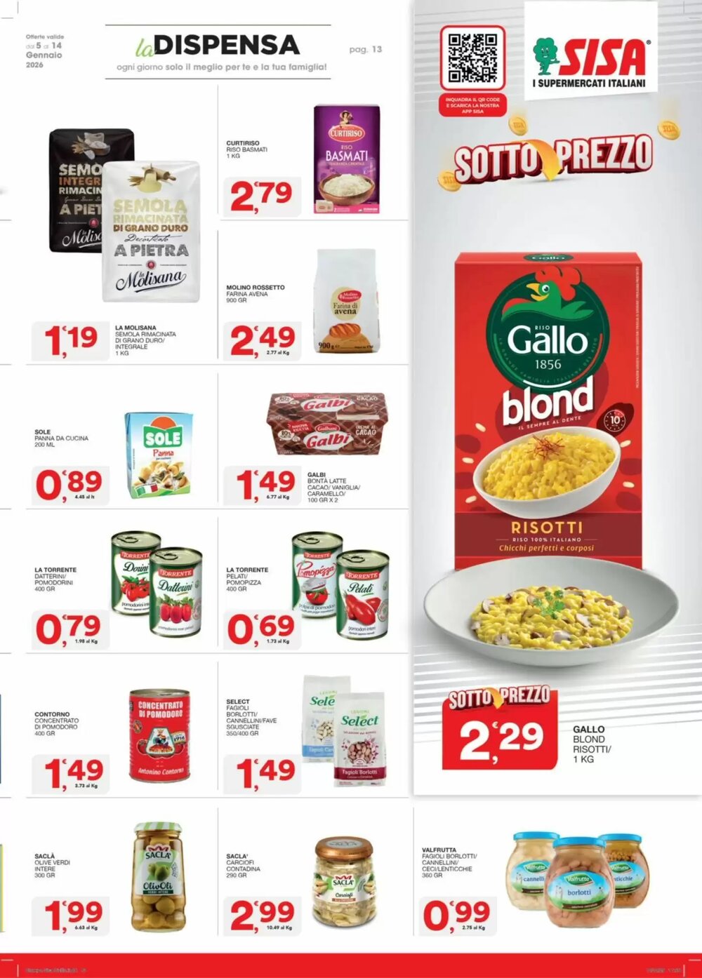 Volantino promozionale Sisa  valide dal 05/01/2026 - Pagina 13.