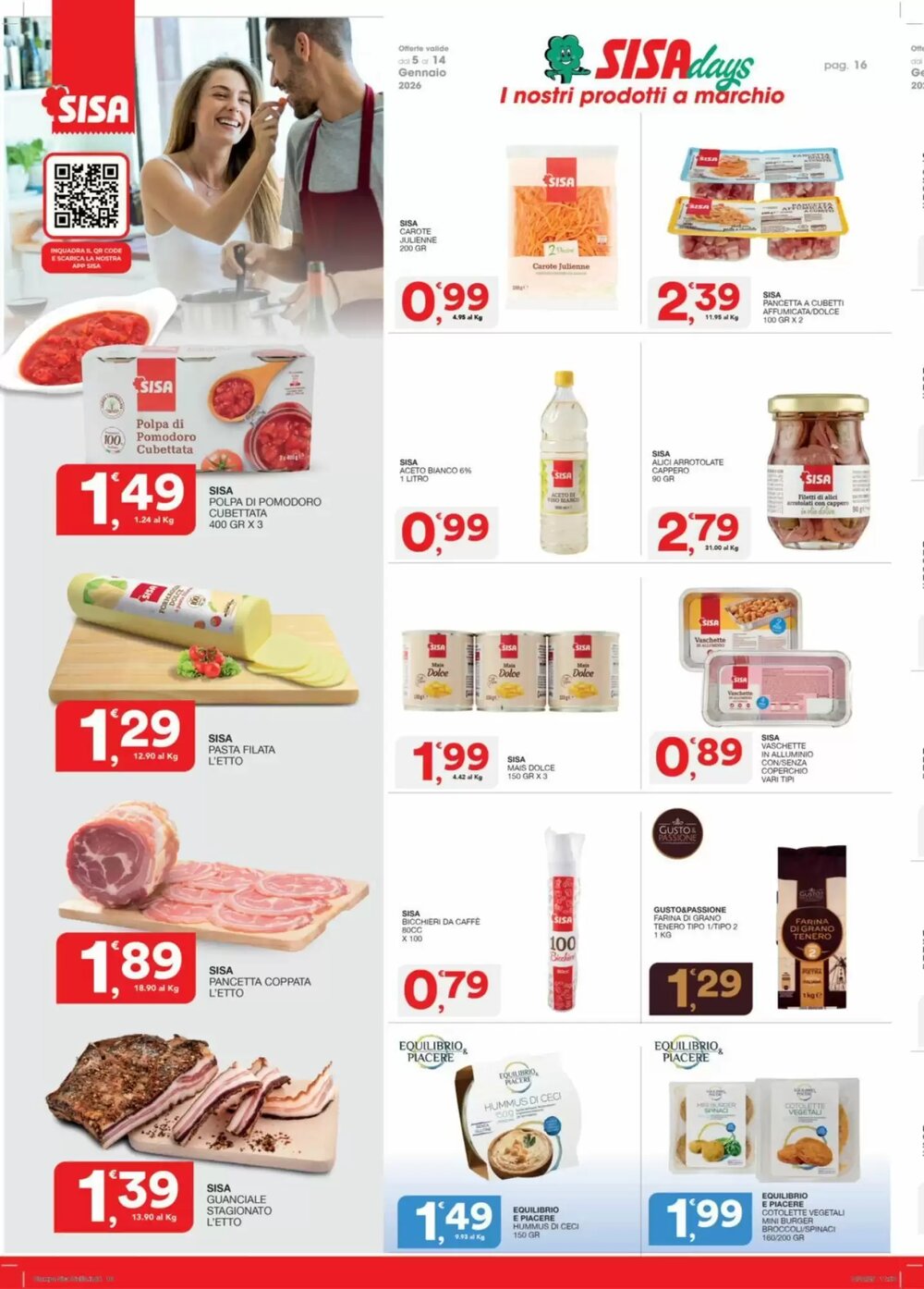 Volantino promozionale Sisa  valide dal 05/01/2026 - Pagina 16.