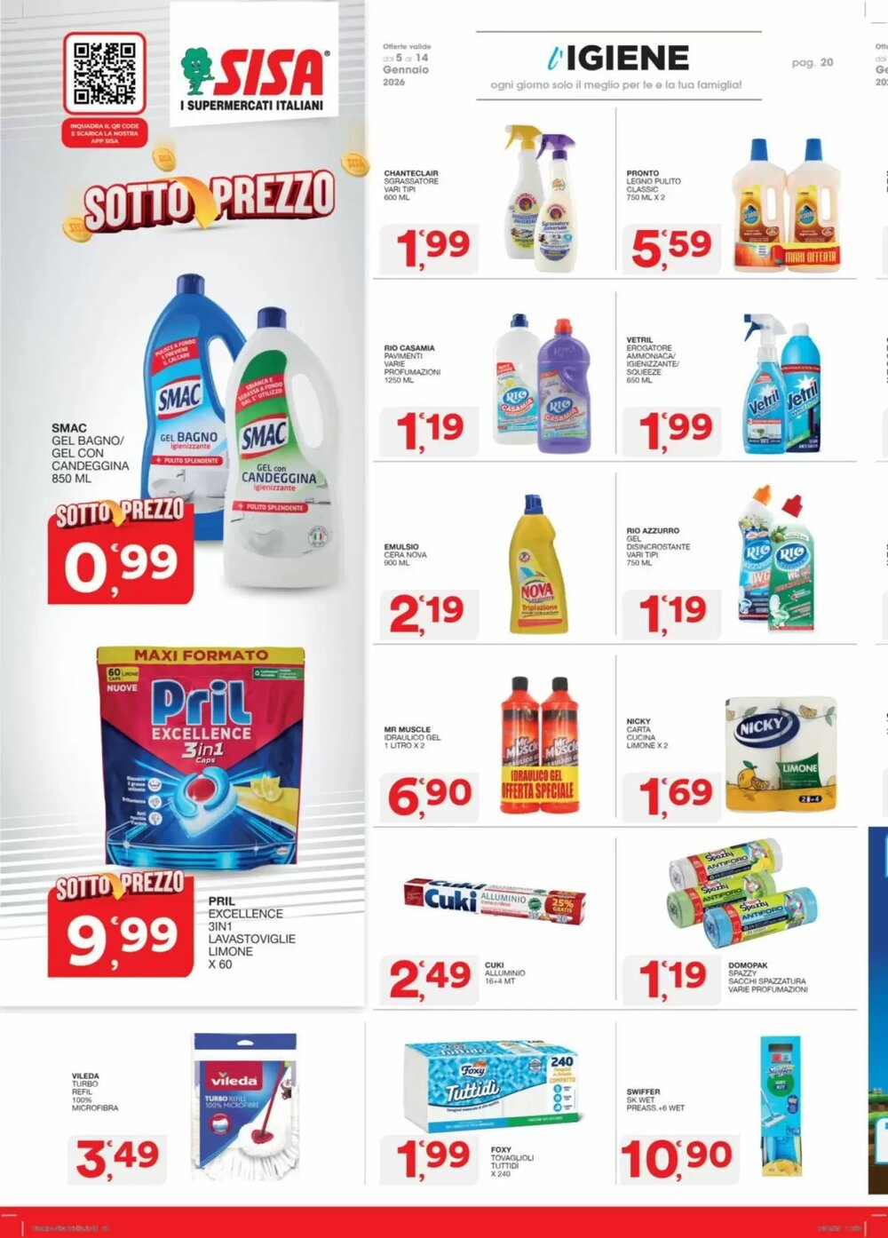 Volantino promozionale Sisa  valide dal 05/01/2026 - Pagina 20.