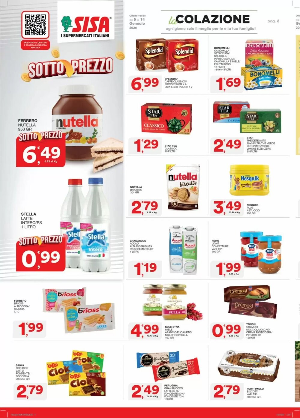Volantino promozionale Sisa  valide dal 05/01/2026 - Pagina 8.