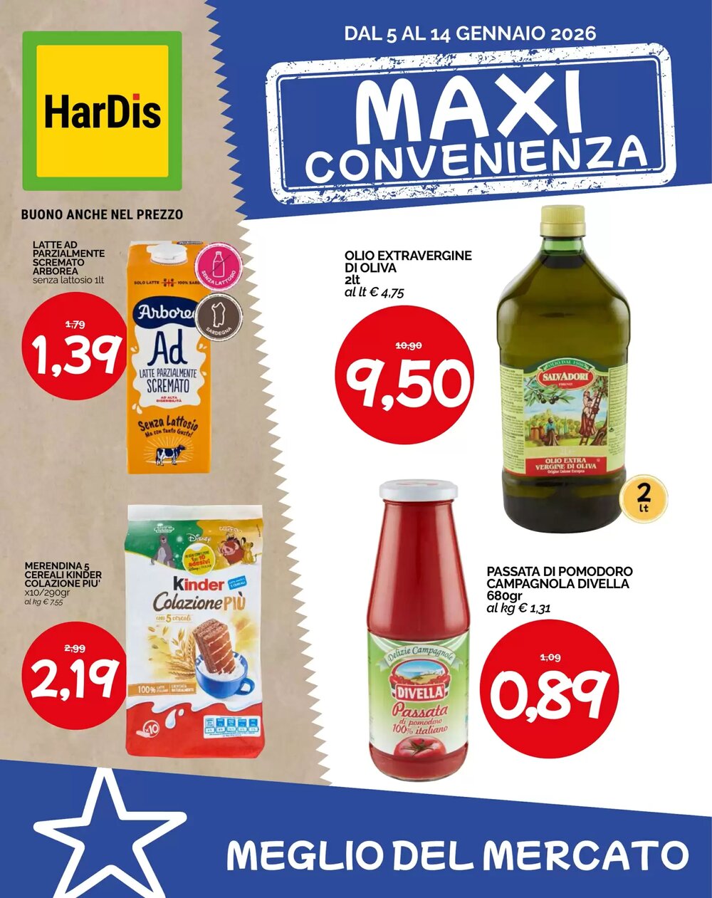 Volantino promozionale Hardis  valide dal 05/01/2026 - Pagina 1.