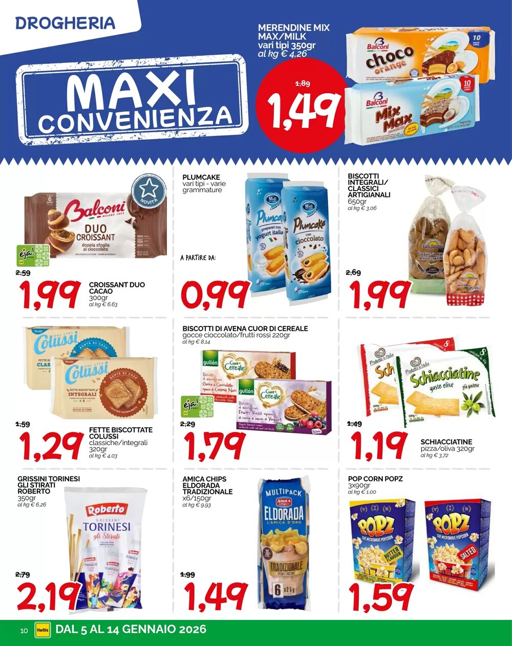 Volantino promozionale Hardis  valide dal 05/01/2026 - Pagina 10.