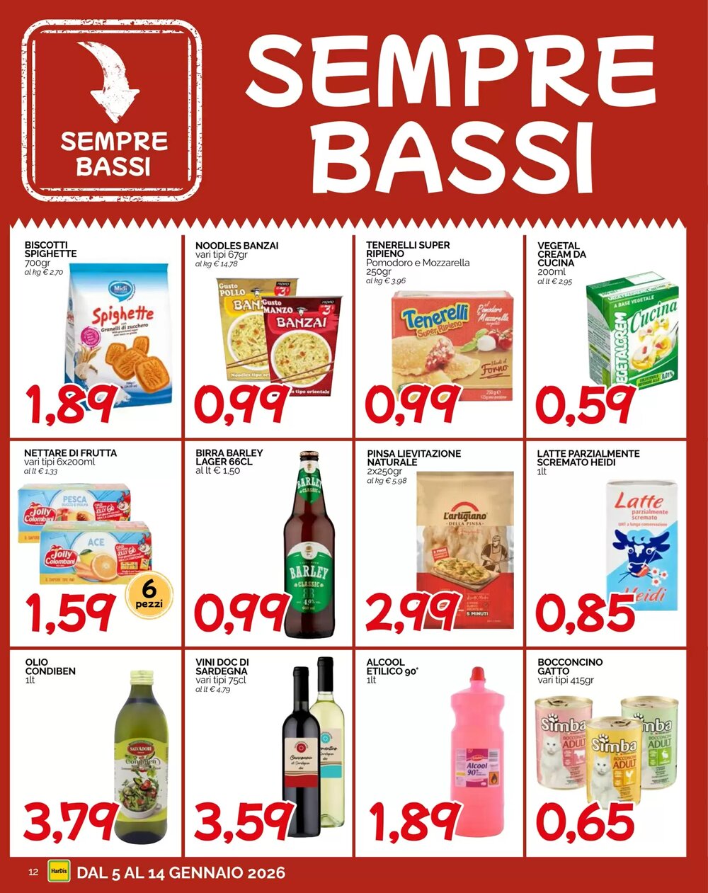 Volantino promozionale Hardis  valide dal 05/01/2026 - Pagina 12.